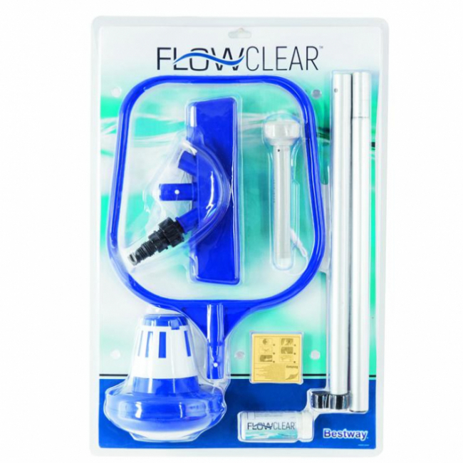 Bestway FlowClear 58195 Venturi gyűjtő háló rúddal szett csomag SP-8050194