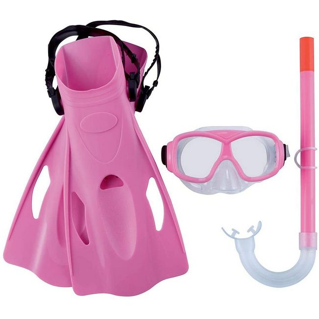 Bestway Hydro-Swim Freestyle Snorkel gyerek búvár szett rózsaszín SP-8050096